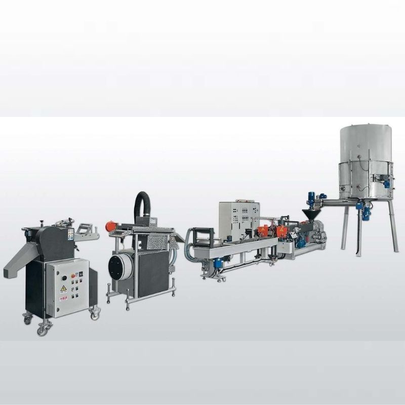 Tecnova 33D Spaghetti Recycling Extrusion Line